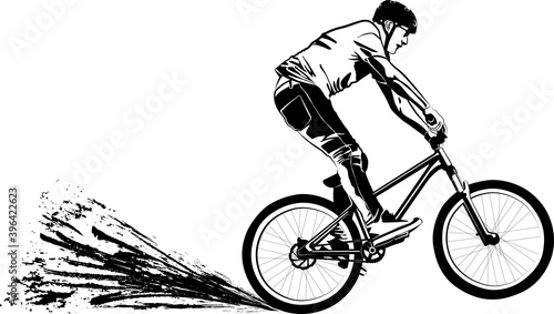 mountain biker