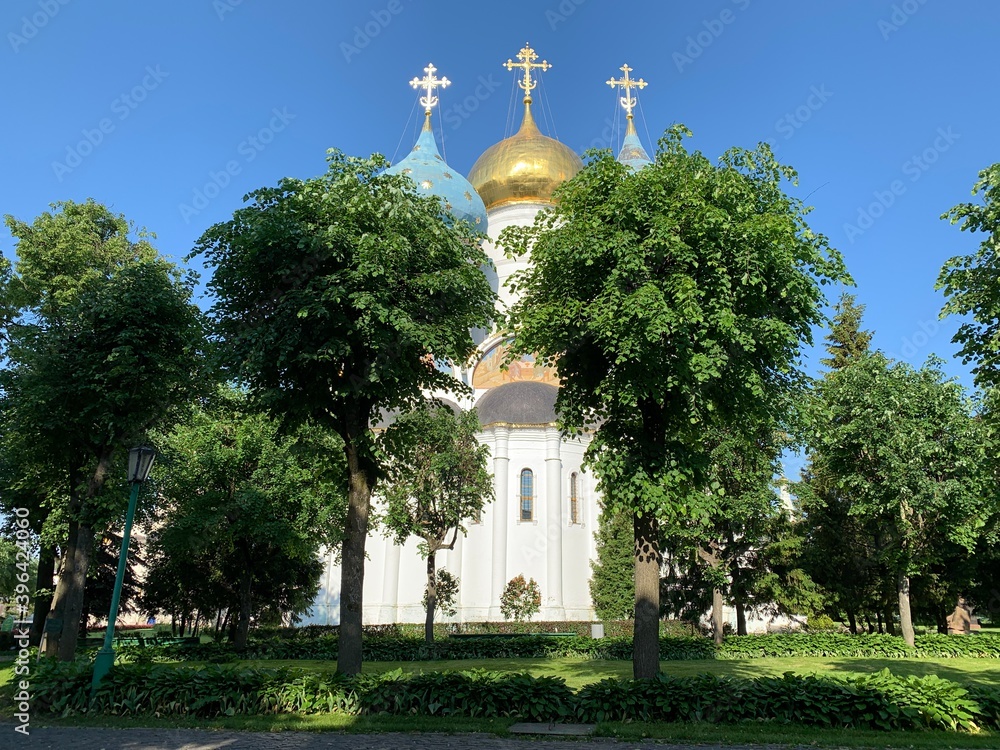 Church of the assumption of the most Holy Theotokos in the Trinity-Sergius Lavra - Sergiev Posad, June 2020