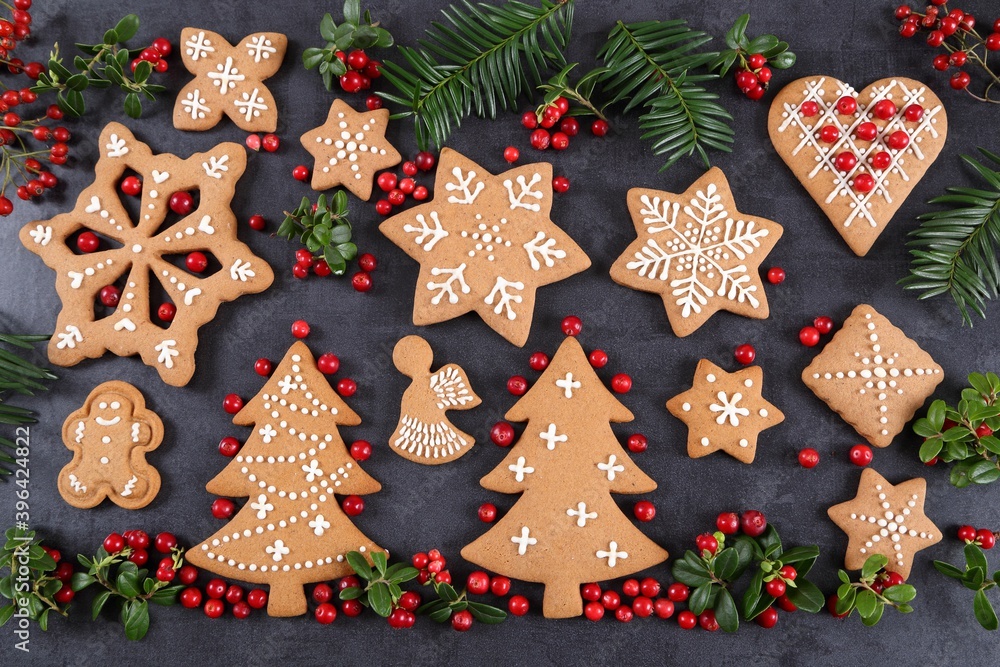 Gingerbread cookies. Gingerbread cookies.