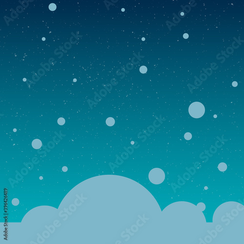 New Year Christmas background with snowflakes image