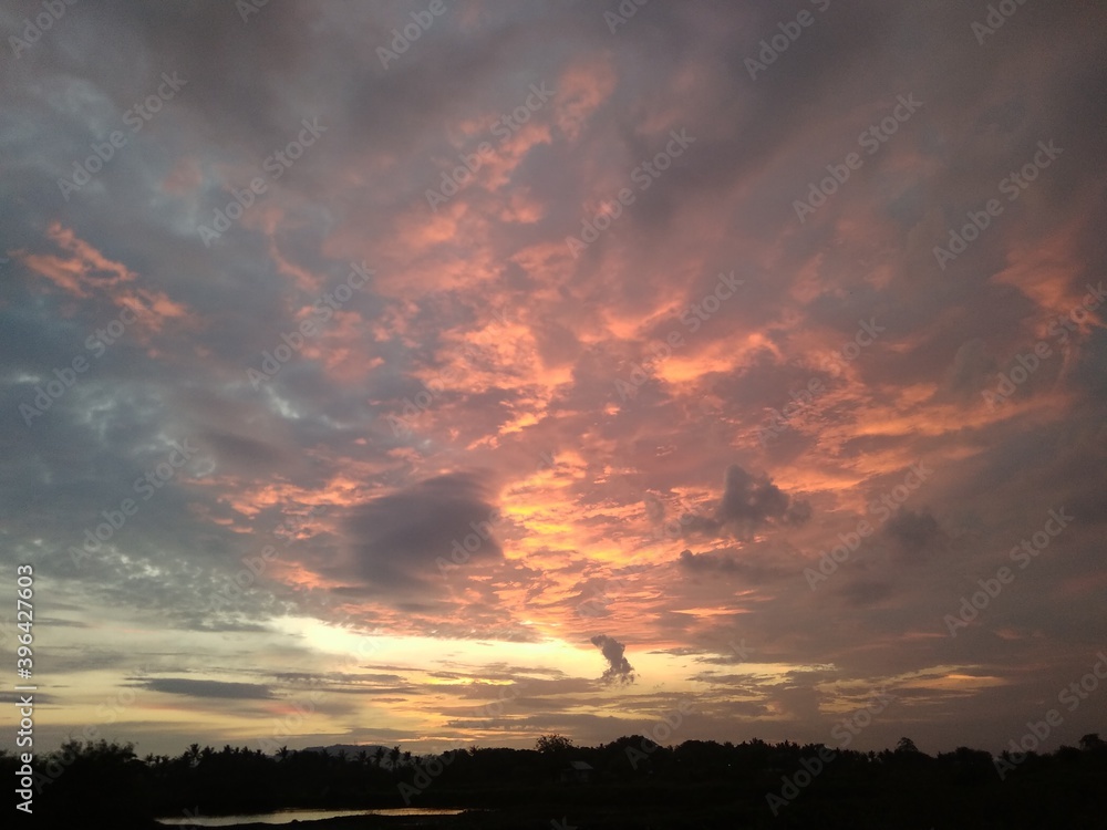 Fototapeta premium sky at sunset