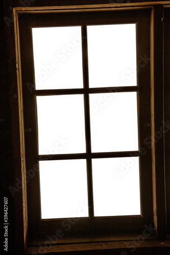 Old window frame