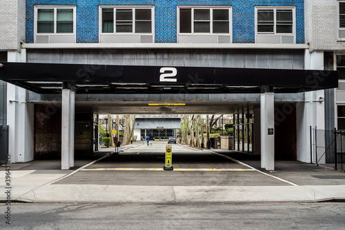 Entrance with number two, New York City, USA