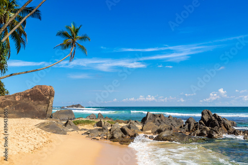 Dalawella Beach in Sri Lanka