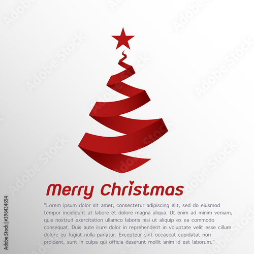 christmas tree made from paper