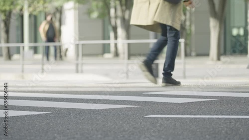 Wallpaper Mural 群衆・歩く人・横断歩道・東京駅 Torontodigital.ca