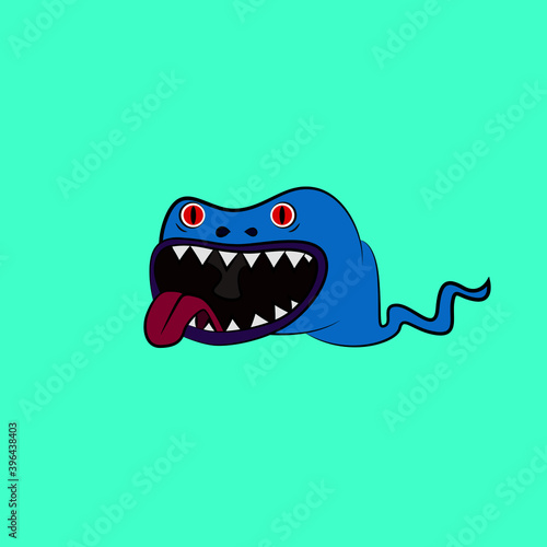 tadpole laughing out loud, streetwear or t-shirt design