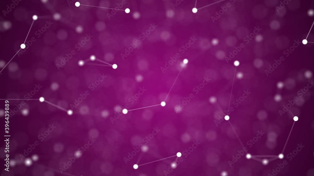 Purple digital background with plexus dots and lines 4k video. Purple digital background with plexus dots and lines 4k video.