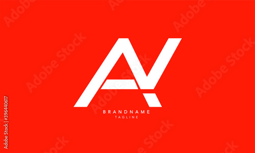 Alphabet letters Initials Monogram logo AV, VA, A and V
