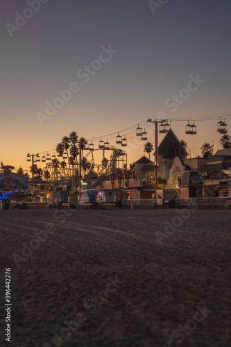 Santa Cruz Beach Boardwalk Sunset