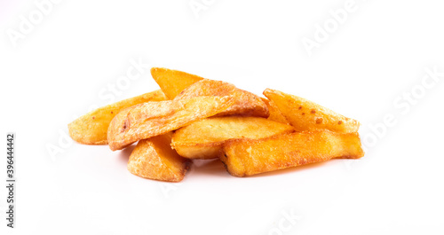 rustic postatoes islolated in white background