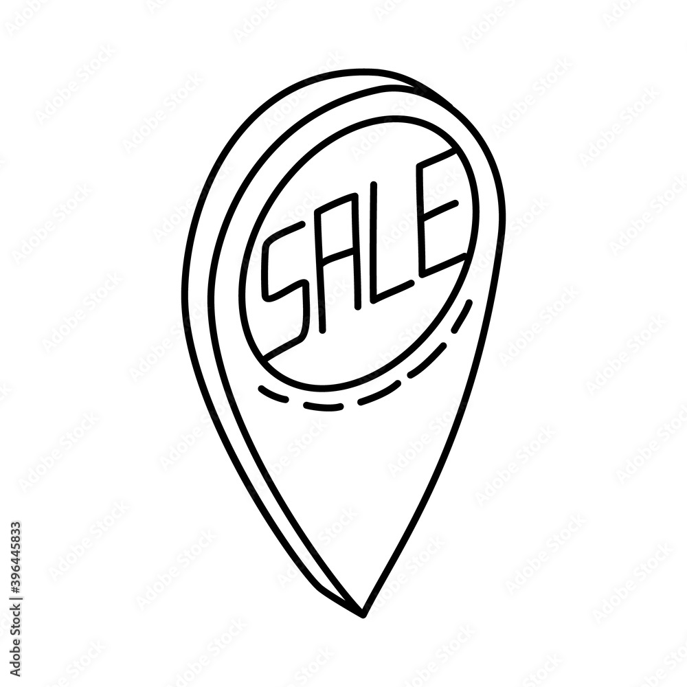 Location Icon. Doodle Hand Drawn or Outline Icon Style Location Icon. Doodle Hand Drawn or Outline Icon Style