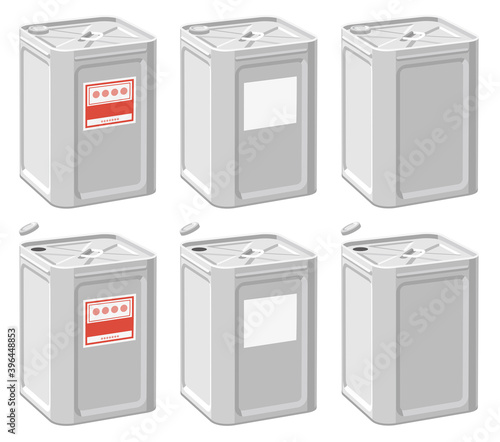 線無しの18L缶イラスト