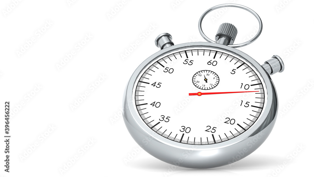 Classic stopwatch isolated on white background Classic stopwatch isolated on white background