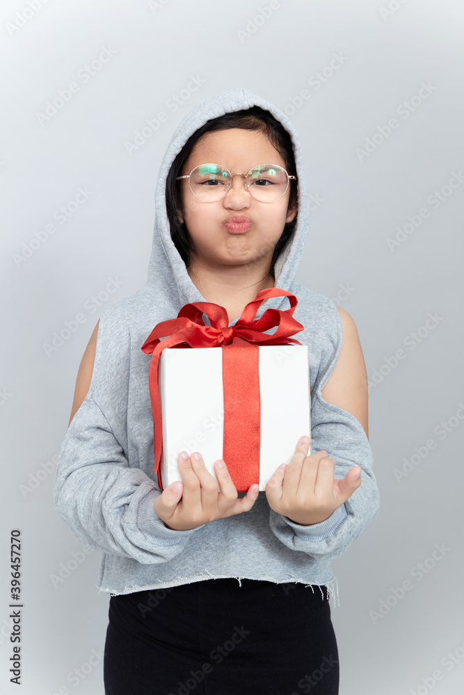 picture of beautiful girl with gift box picture of beautiful girl with gift box