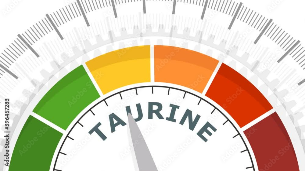 Scale with arrow. The taurine measuring device. Sign tachometer, speedometer, indicator. Scale with arrow. The taurine measuring device. Sign tachometer, speedometer, indicator.