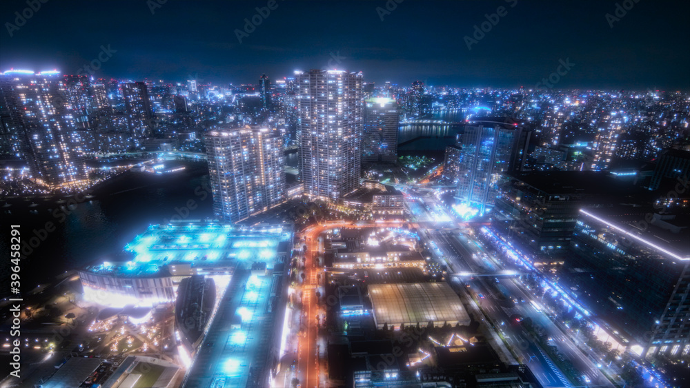 デジタル営業　IoTによる大都市のデジタル化 背景画像のイメージ