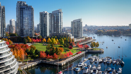 Acrylglasbilder Blau Vancouver - Downtown - Yaletown  © Fellipe