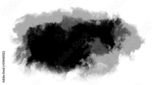 Abstract Digital Black Color Transition