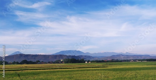 landscape with clouds