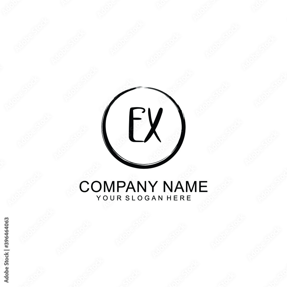Initial EX Handwriting, Wedding Monogram Logo Design, Modern Minimalistic and Floral templates for Invitation cards Initial EX Handwriting, Wedding Monogram Logo Design, Modern Minimalistic and Floral templates for Invitation cards