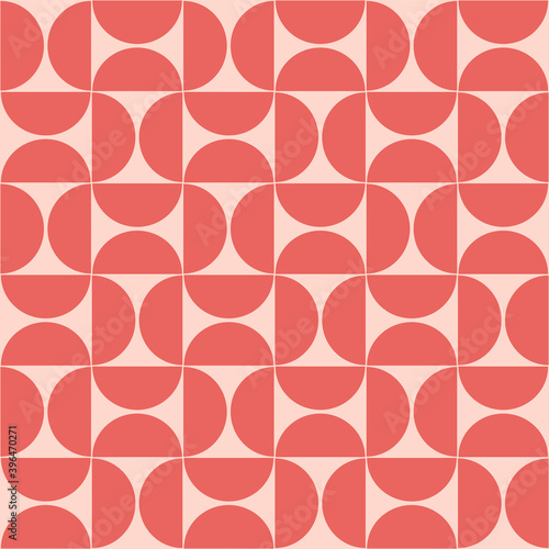 Japanese Wind Turbine Circle Vector Seamless Pattern