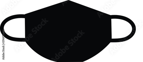 face mask icon vector