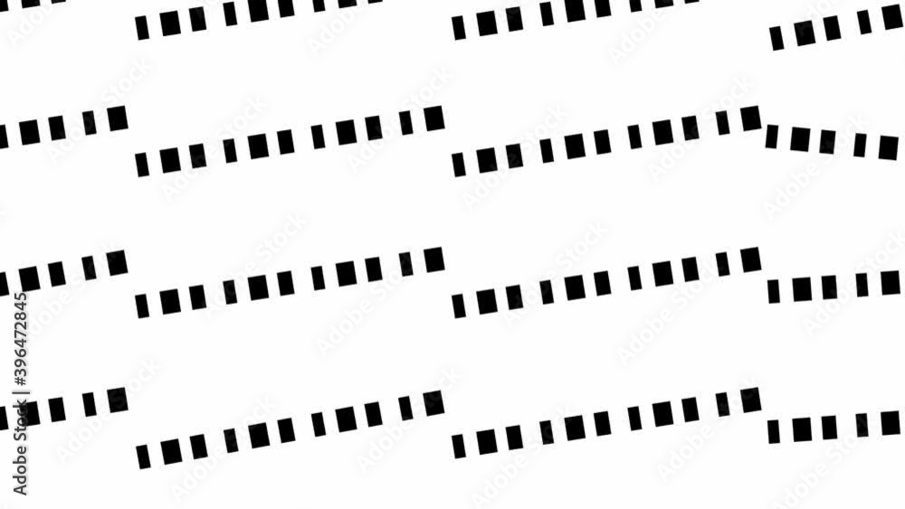 Messed black strokes flickering on white background. Graphic silhouettes pattern. Messed black strokes flickering on white background. Graphic silhouettes pattern.