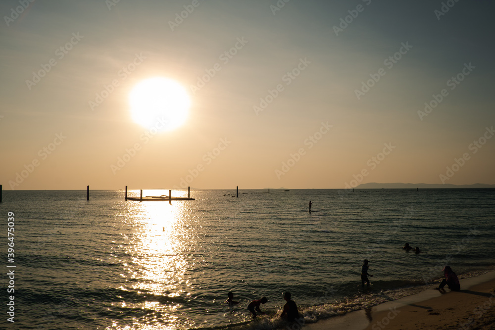 Photo of the famous Thailand sea beach called Koh larn Pattaya city Thailand