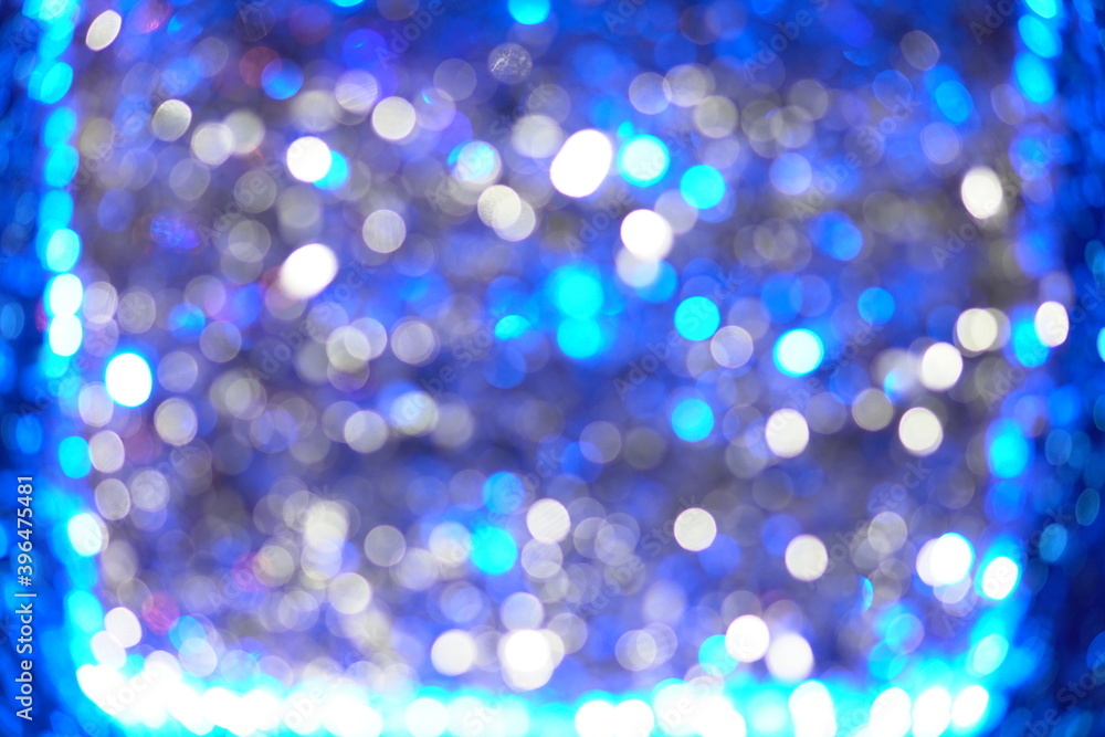 lights garland sideways at night Christmas and New Year lights garland sideways at night Christmas and New Year