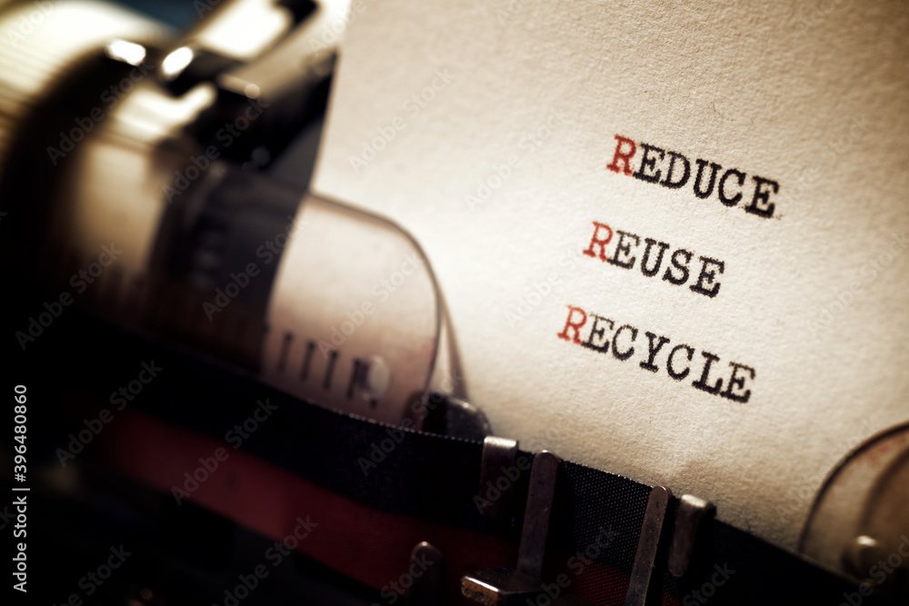 Reduce, Reuse and Recycle Stock Photo | Adobe Stock