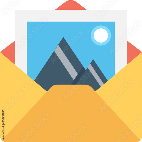
Email Flat Vector Icon
