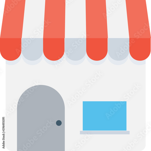 
Shop Flat Vector Icon
