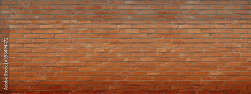 Old brick wall with red brick