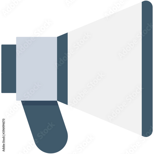 
Megaphone Flat Vector Icon
