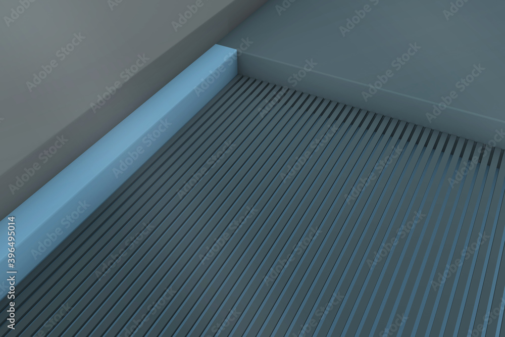 Naklejka premium Mock up podium for product presentation, colorful background, 3d render, 3d illustration