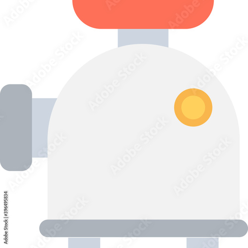 
Mincer Machine Flat Vector Icon
