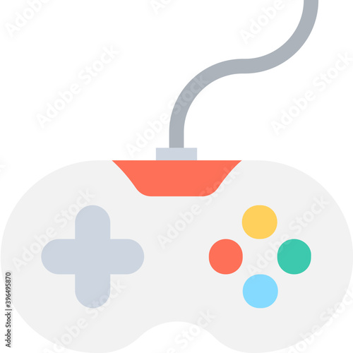 
Gamepad Flat Vector Icon
