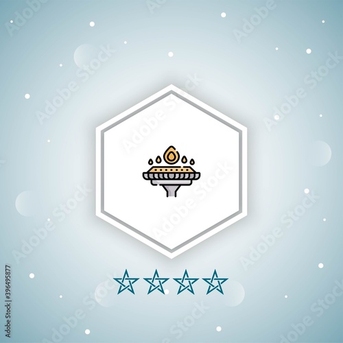     gas stove vector icon modern