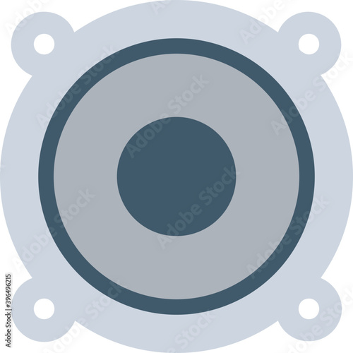 
Speaker Flat Vector Icon 
