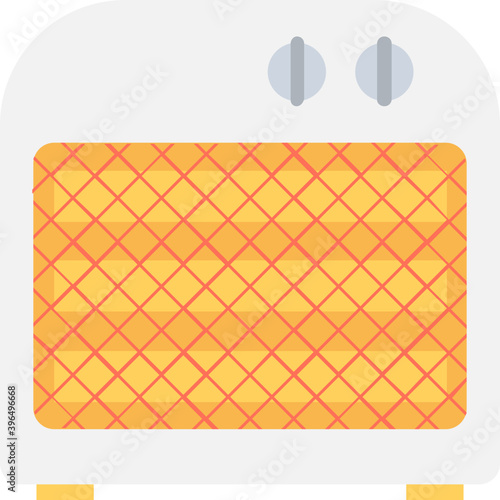 
Heater Flat Vector Icon
