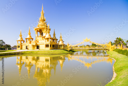 Gold pagoda in White temple