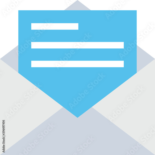 
Mail Flat Vector Icon
