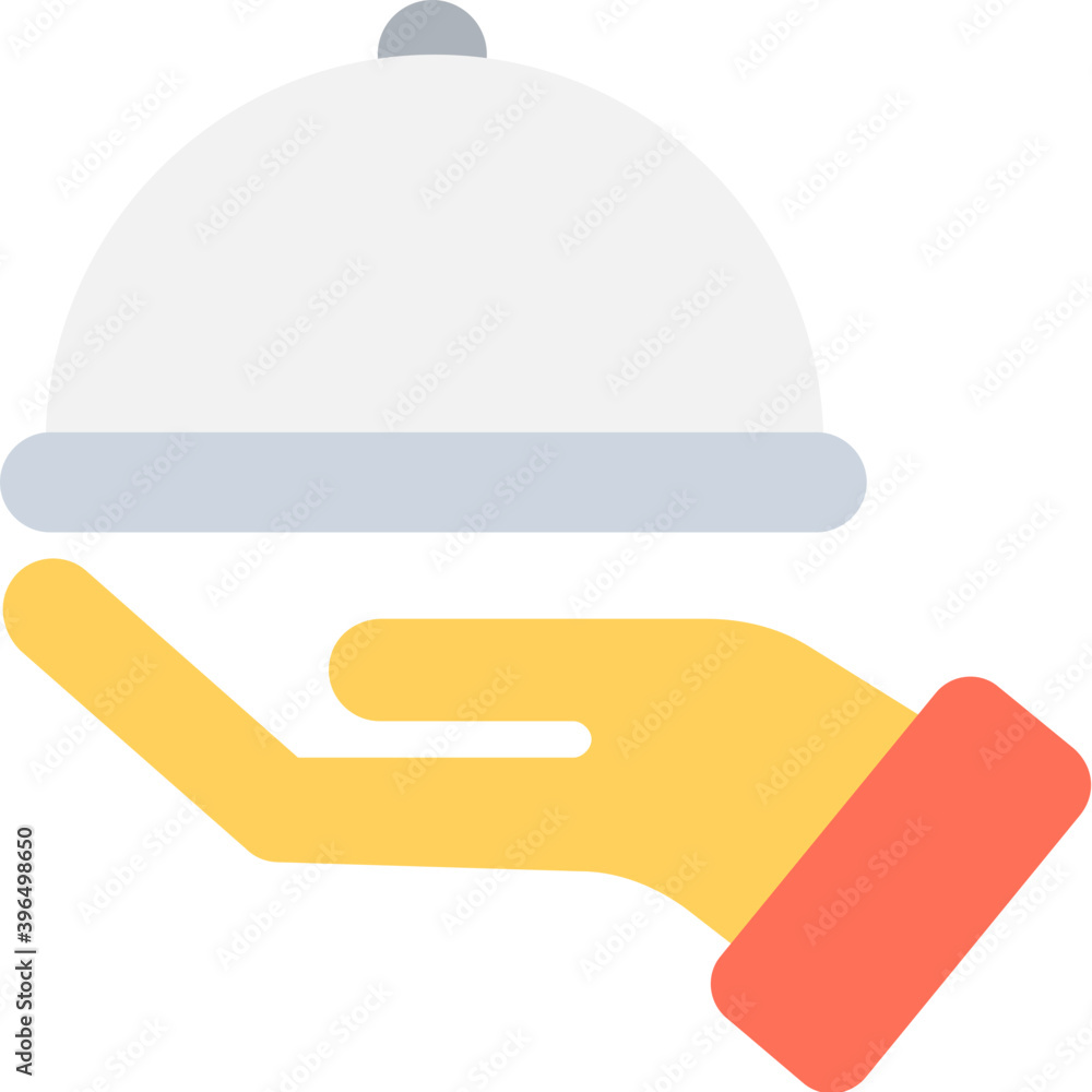 Food Serving Flat Vector Icon
Food Serving Flat Vector Icon