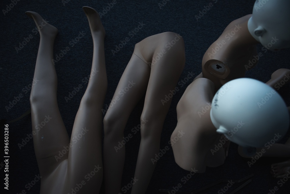 Obraz premium 3d render of a figure