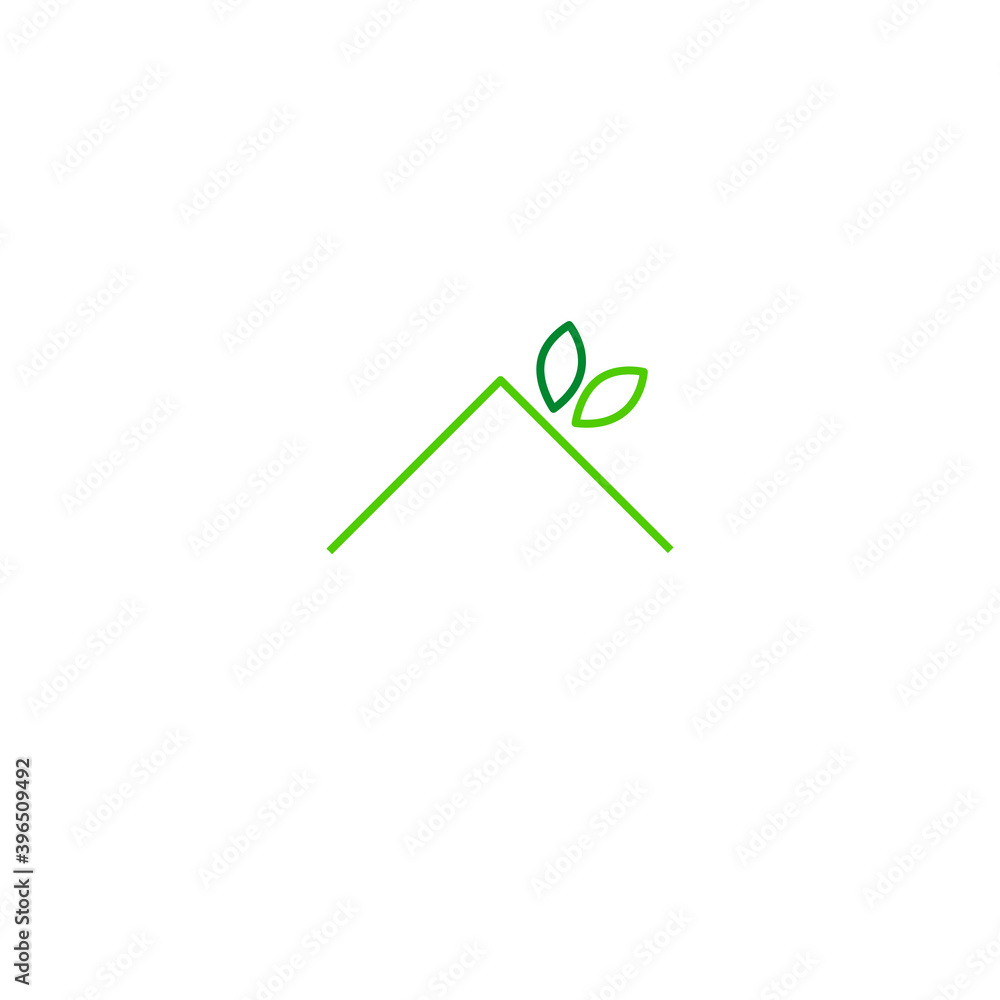 GREEN HOUSE ICON, SIGN, SYMBOL ISOLATED ON WHITE GREEN HOUSE ICON, SIGN, SYMBOL ISOLATED ON WHITE