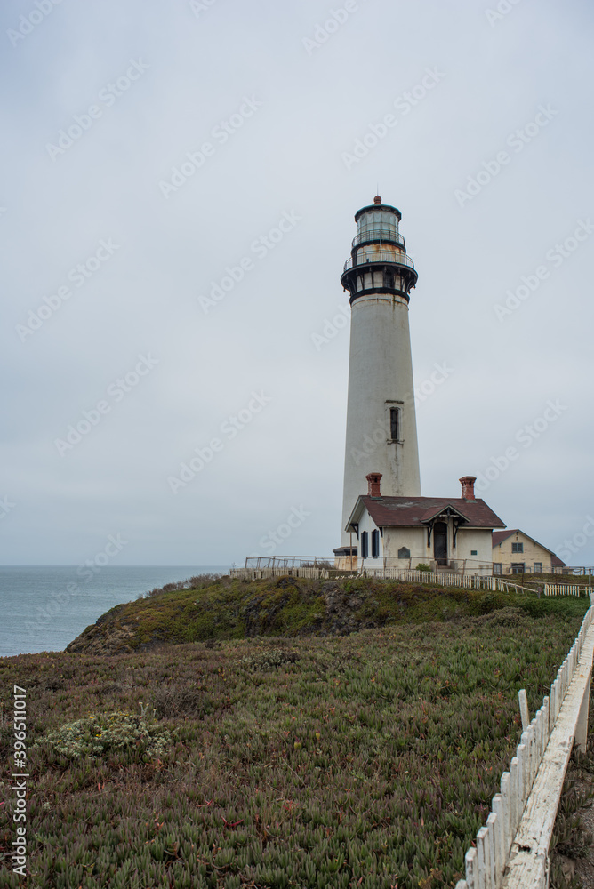 Pigeon Point Lighthouse, West Coast, Pacific Ocean, California, USA