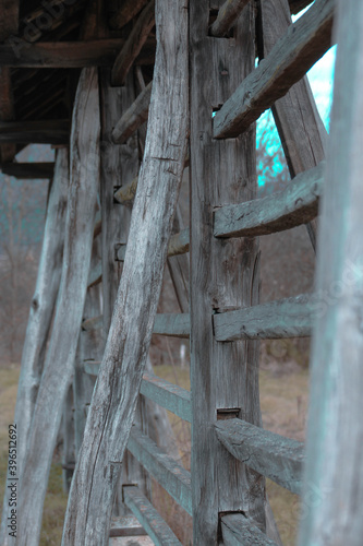 old wooden fence