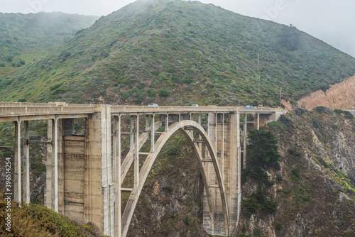 Bixby Creek Bridge, Big Sur, California State Route 1, West Coast, California, USA