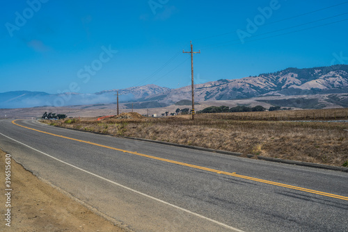 Part of California State Route 1, West Coast, California, USA